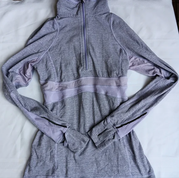 Lululemon Run Full Tilt Pullover Half Zip Lilac Size 6 Pre-owned - Picture 3 of 5